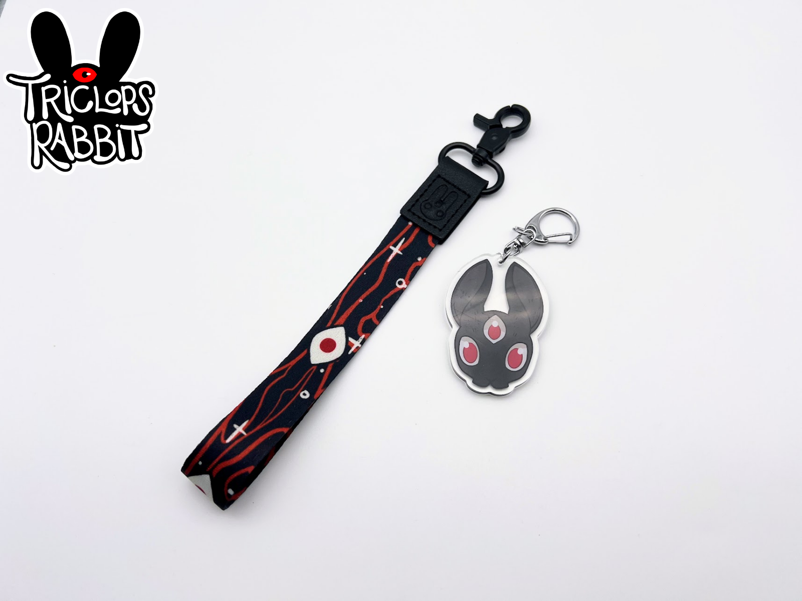 Triclops Rabbit - Wholesale Lanyard - Unisex - Neck and Wrist Lanyards with Keychain5