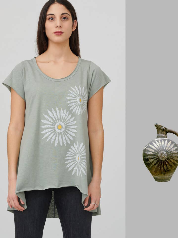 TUNIEKROZETTEN LICHTGROEN voor wholesale door inspira