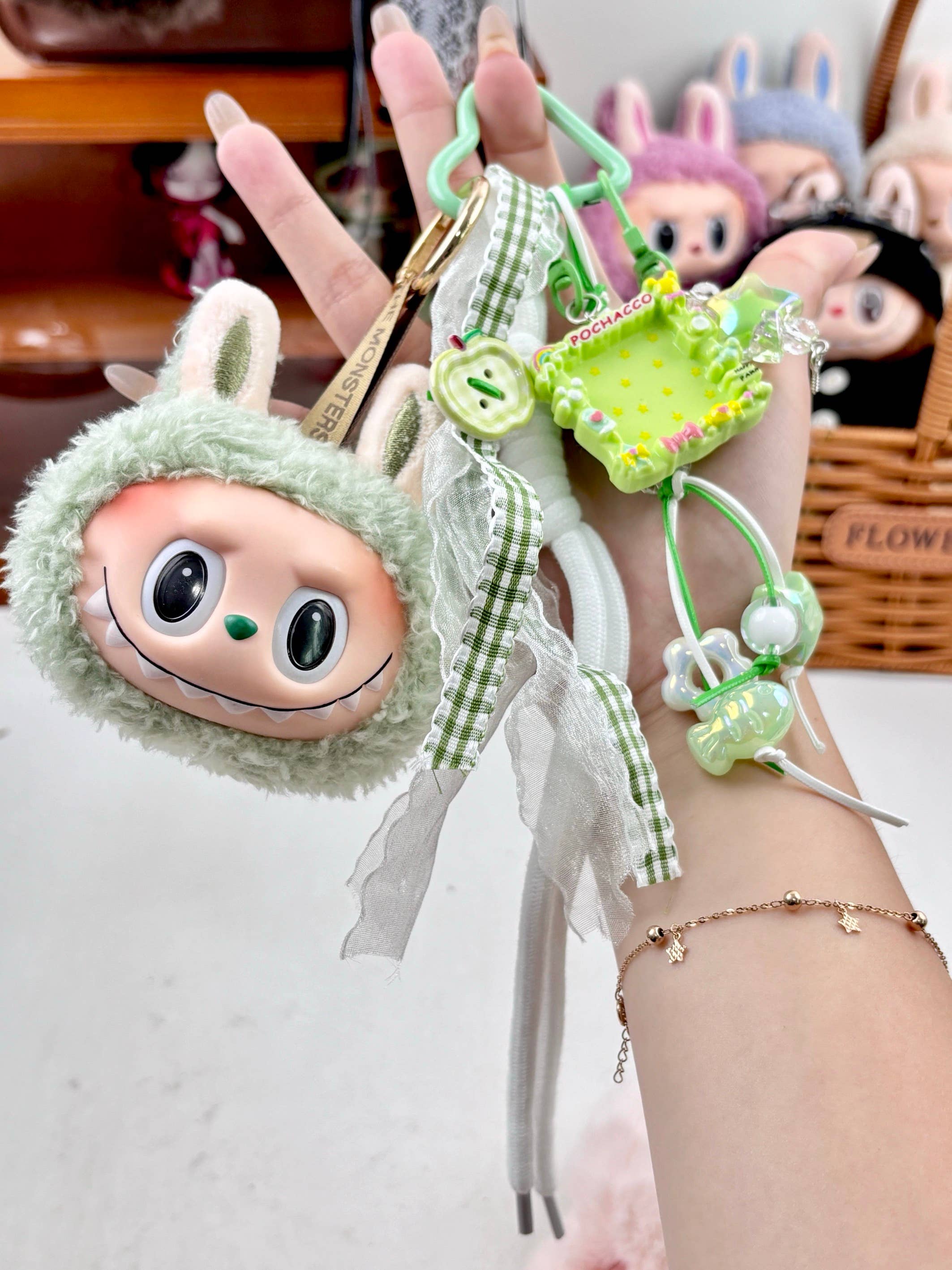 Lilyrosy（Duty free) - Wholesale Keychain - Women's - Hot-Selling La bubu Plush Keychain for Girls – Bag Charm20