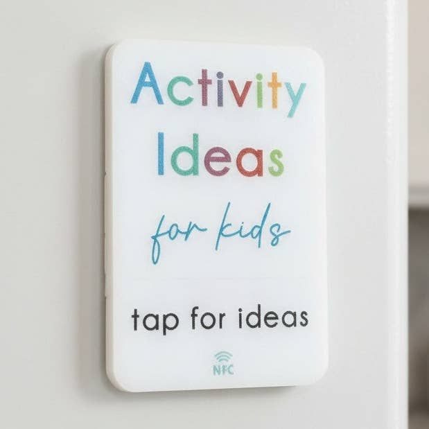 Générateur d'idées d'activités pour enfants - Plus de 500 activités sans écran - aimant activé par tapotement pour la vente par TapSake