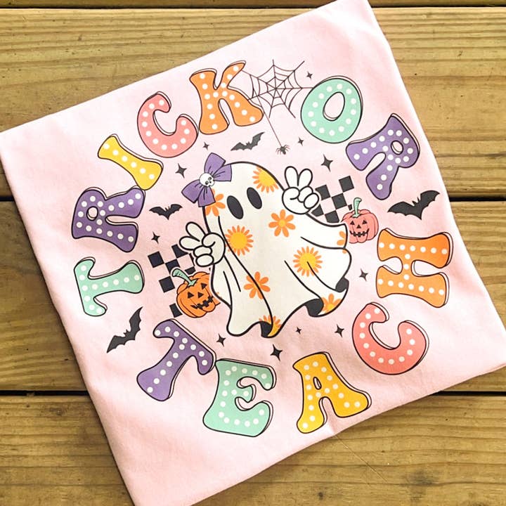 Trick or Teach - Comfort Colors voor wholesale door COTTON PRESS CO.