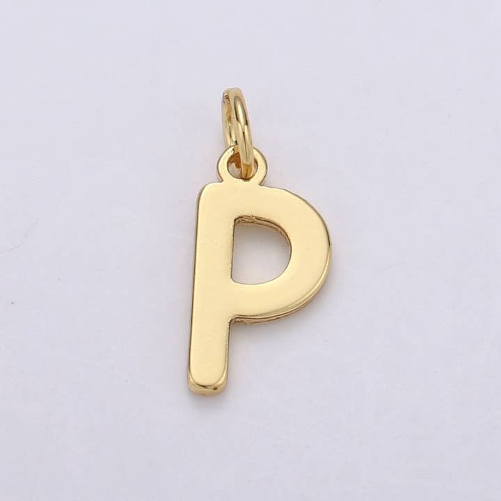 Aim Eternal - Wholesale Individual charm/pendant - 14k Gold Filled Personalized Initial Charm Initial Pendant, Letter Charm, Minimalist Alphabet Letter Charm, Monogram Charm Add On Charm A-113 to A-12515