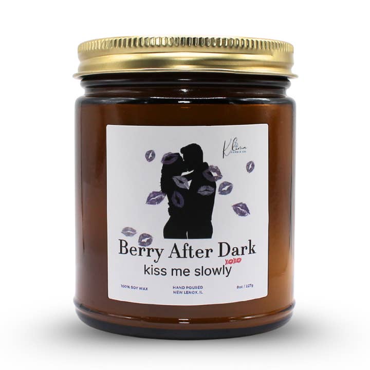 Berry After Dark Candle – Strawberry, Jasmine & Plum for wholesale by Klima Candle Co