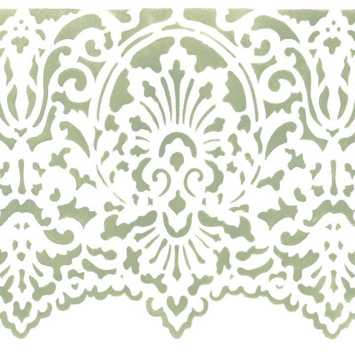 Designer Stencils - Wholesale Wallpaper - Victorian Lace Wall Stencil
