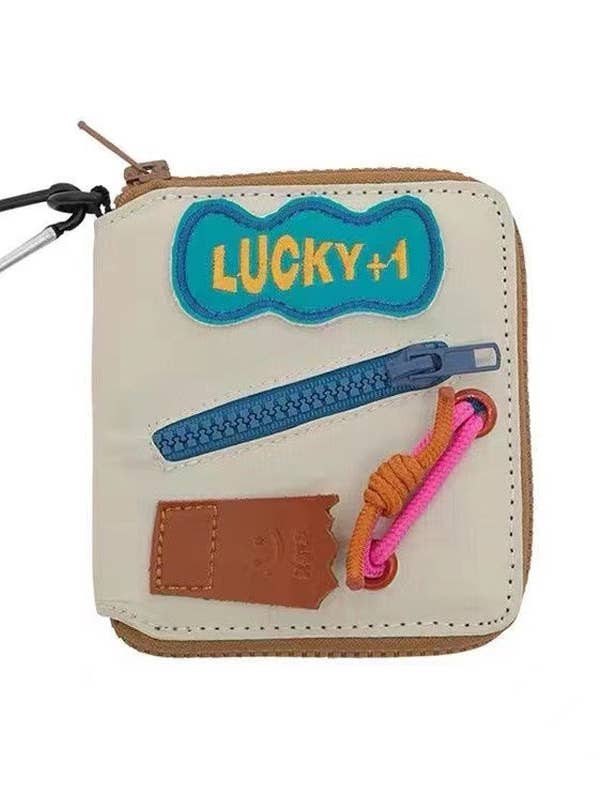 Letter Zipper Padded Card Cases Wallets DP25C663 for wholesale by Dipped Shop