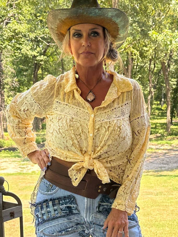 Floral Medley Shirt - Mælkebøtte for engroshandel hos Jaded Gypsy