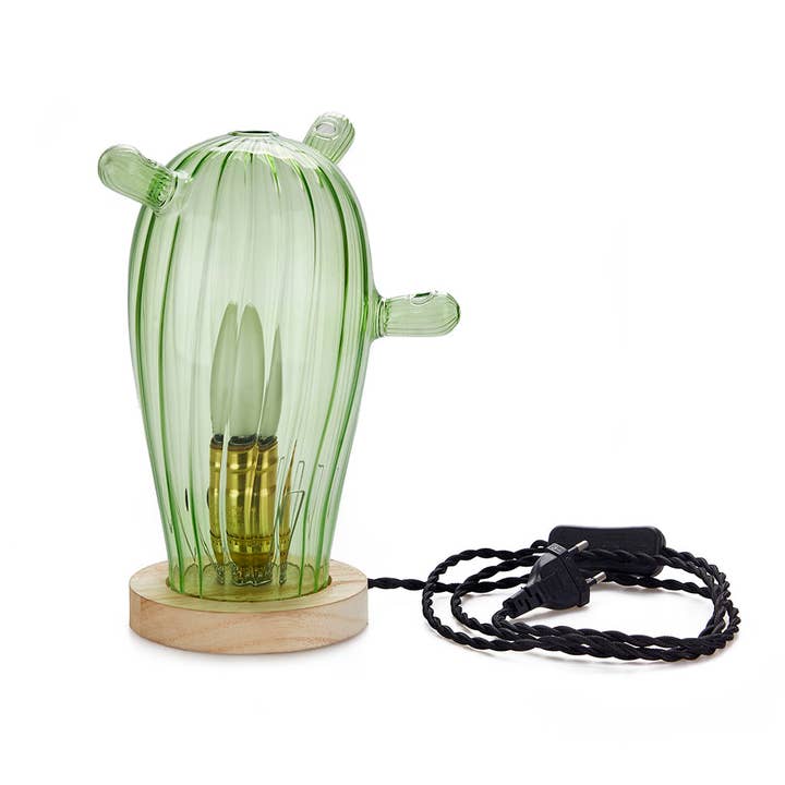 Balvi - Vendita all'ingrosso Lampada da scrivania/d'accento - Lampada da tavolo, Cactus Mexico, verde, 240 V2