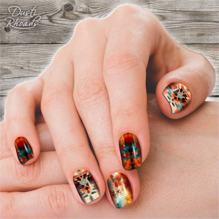 Southwestern Skies Nail Polish Strips for wholesale by Dusti Rhoads