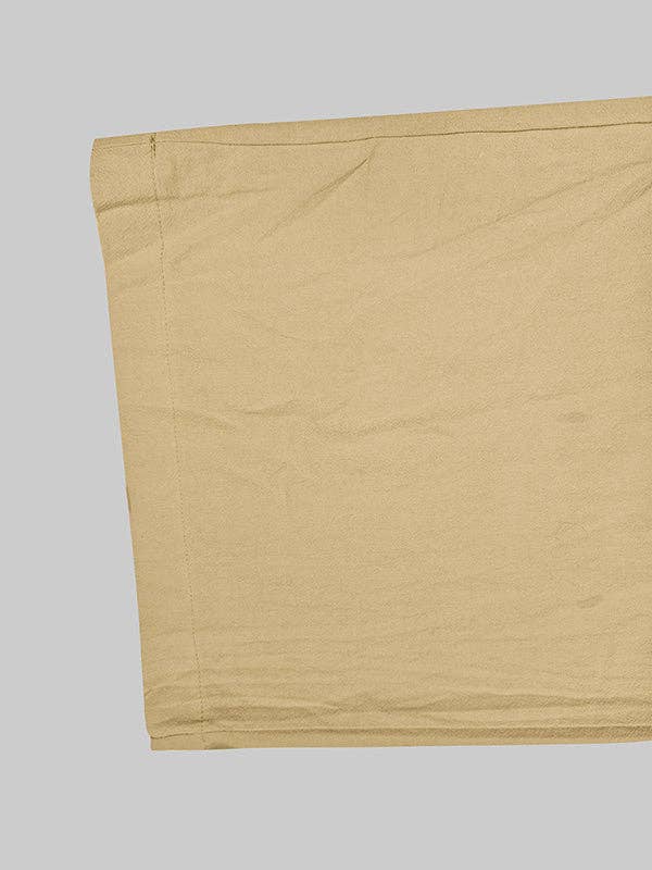 kycozy - Venta al por mayor Conjuntos de top y pantalón (NO para estar en casa) - Mujer - Conjunto de dos piezas: Top exterior sin cuello con mangas largas abotonado + Mono de pierna ancha con cinturón.18