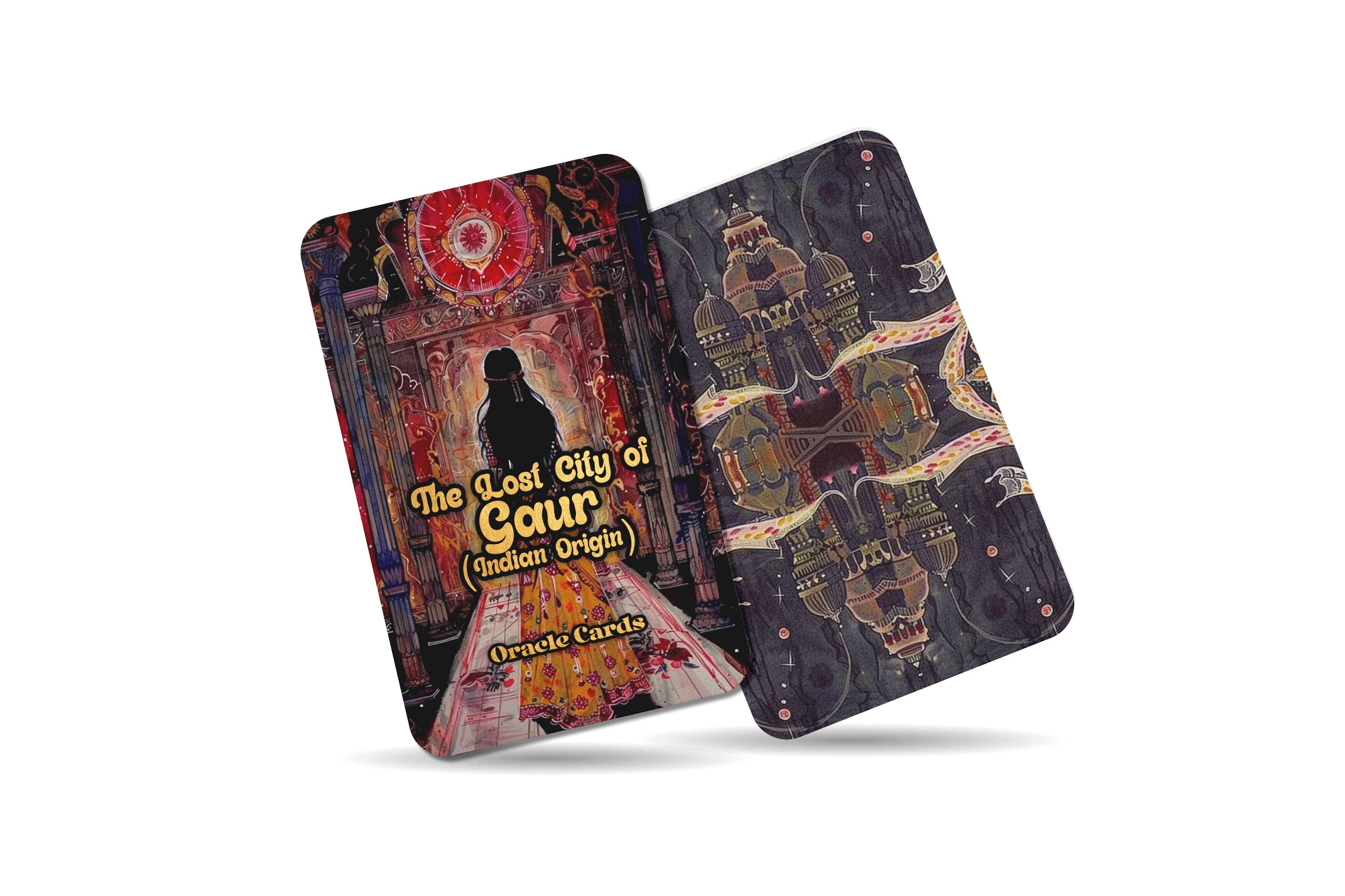 Ibiza Tarot USA – wholesale Tarot-kort – Förlorade staden Gaur Orakellek – 22 kort – Andeeko8