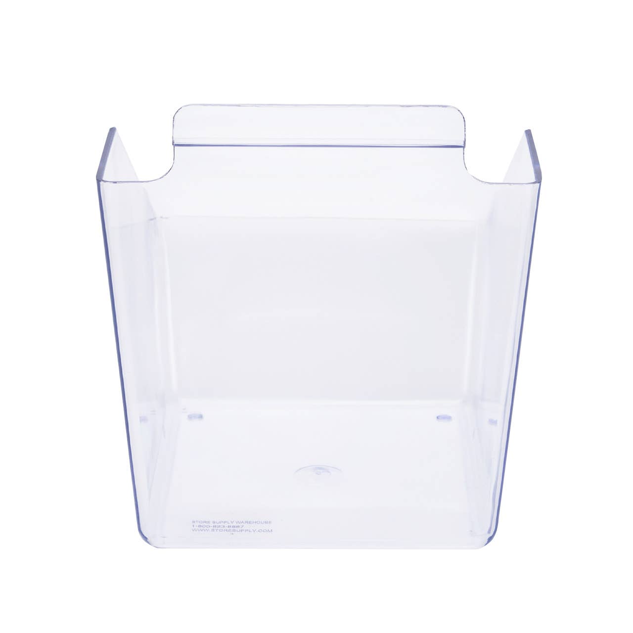 Store Supply Warehouse - Wholesale Retailer Display - Accessories - 6" X 5 ½" X 7 ½" Clear Plastic Dump Bin 5