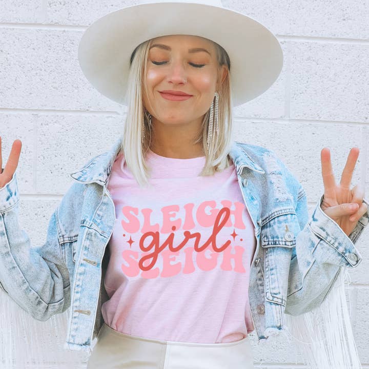 Tee-shirt Sleigh pour fille pour la vente par Honey and Gloss