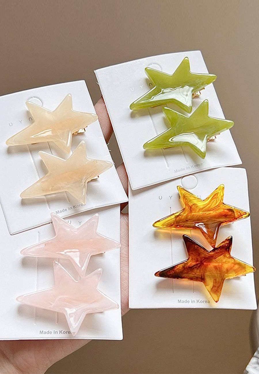 AK Brand - Wholesale Hair Clip - Women's - Irregular Star Hair Clip Set5
