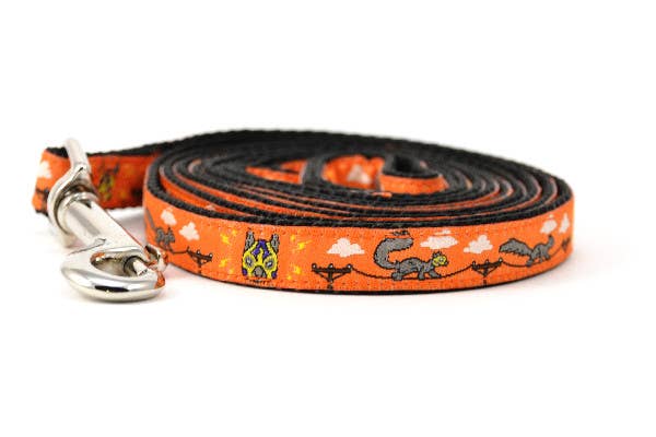 six point pet - Vente Collier – chien - Écureuils Lucha - Orange pétillante5