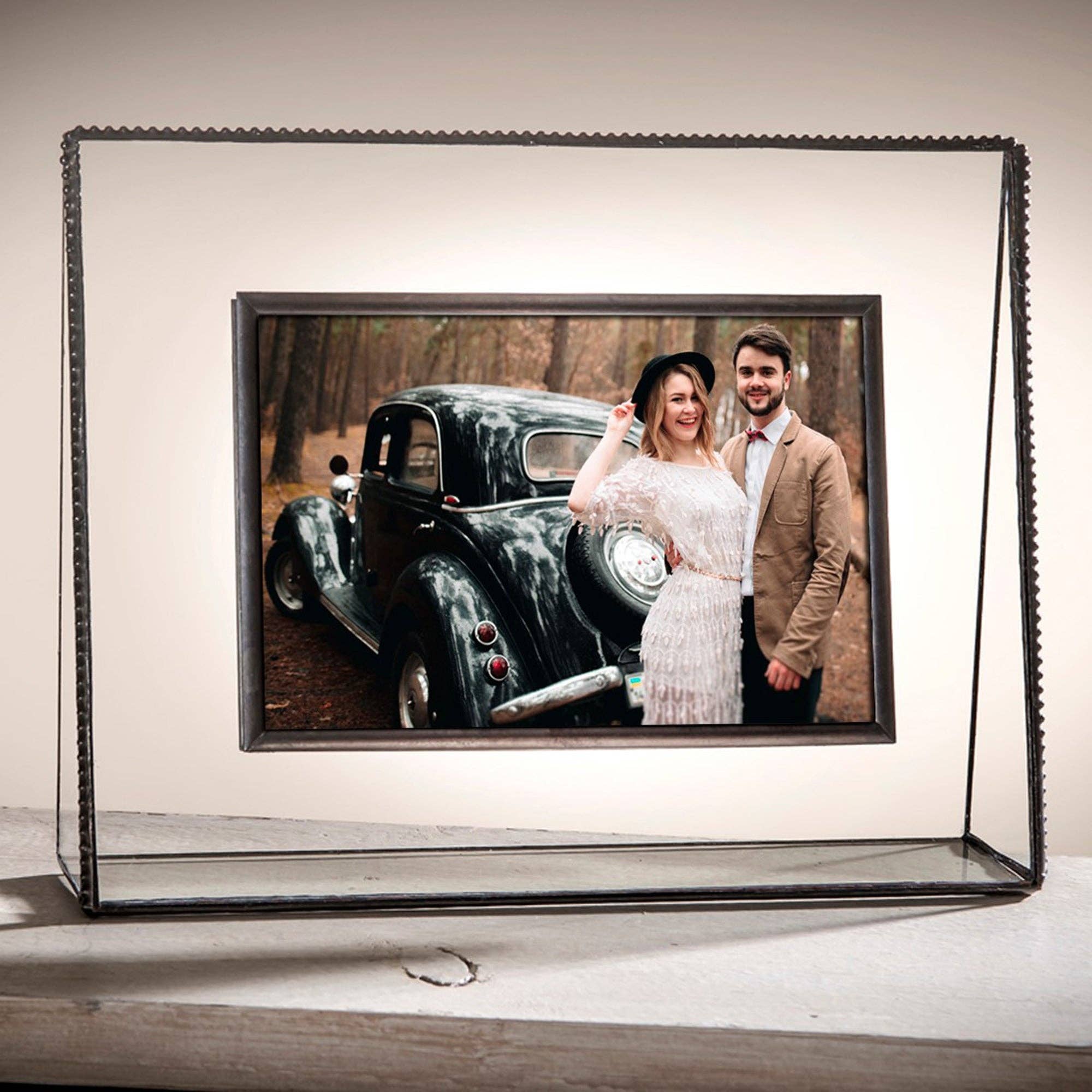 J Devlin Glass Art & Bert Anderson Collection - Wholesale Picture Frame - Pic 319 Clear Glass with Beaded Edge Frame Series0