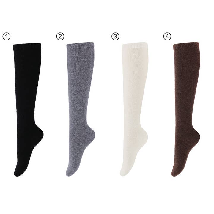 Comfortarians – wholesale Socks – Women's – Womens  Cashmere Wool Knee Socks2