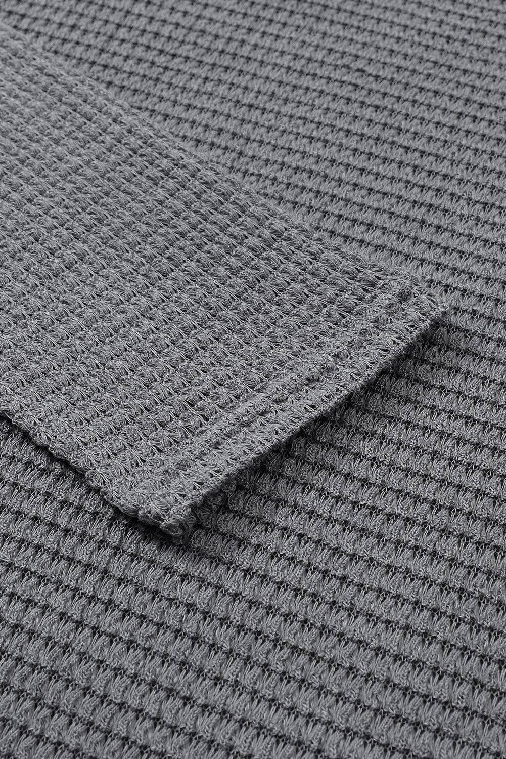 Lovesoft - Venta al por mayor Túnica - Mujer - Top extragrande de punto gofrado con aberturas altas14