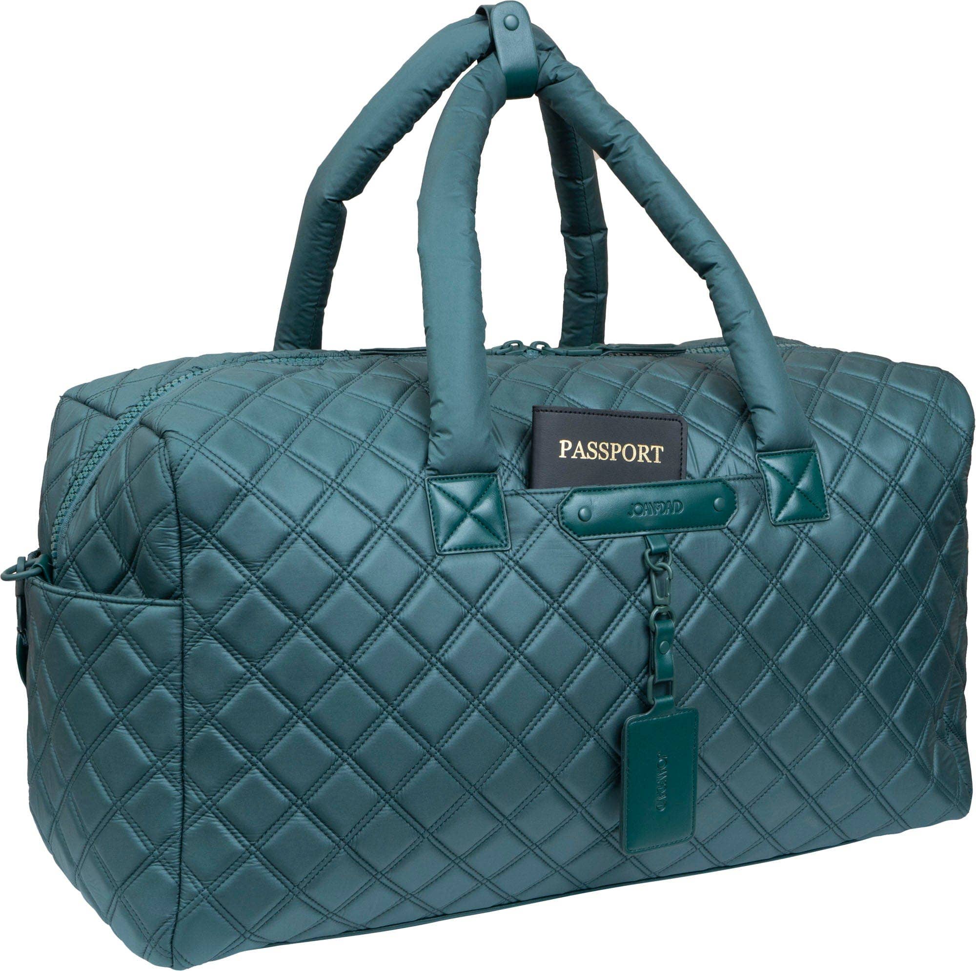 Magid – Saco de viagem - Mulher por atacado – Bolsa de bagagem Joan & David de 22 polegadas acolchoada com pára-quedas acolchoada de diamante com etiqueta de nylon2