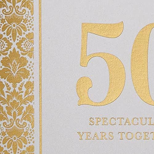 NIQUEA.D - Wholesale Anniversary Card - 50th Golden Anniversary Card3
