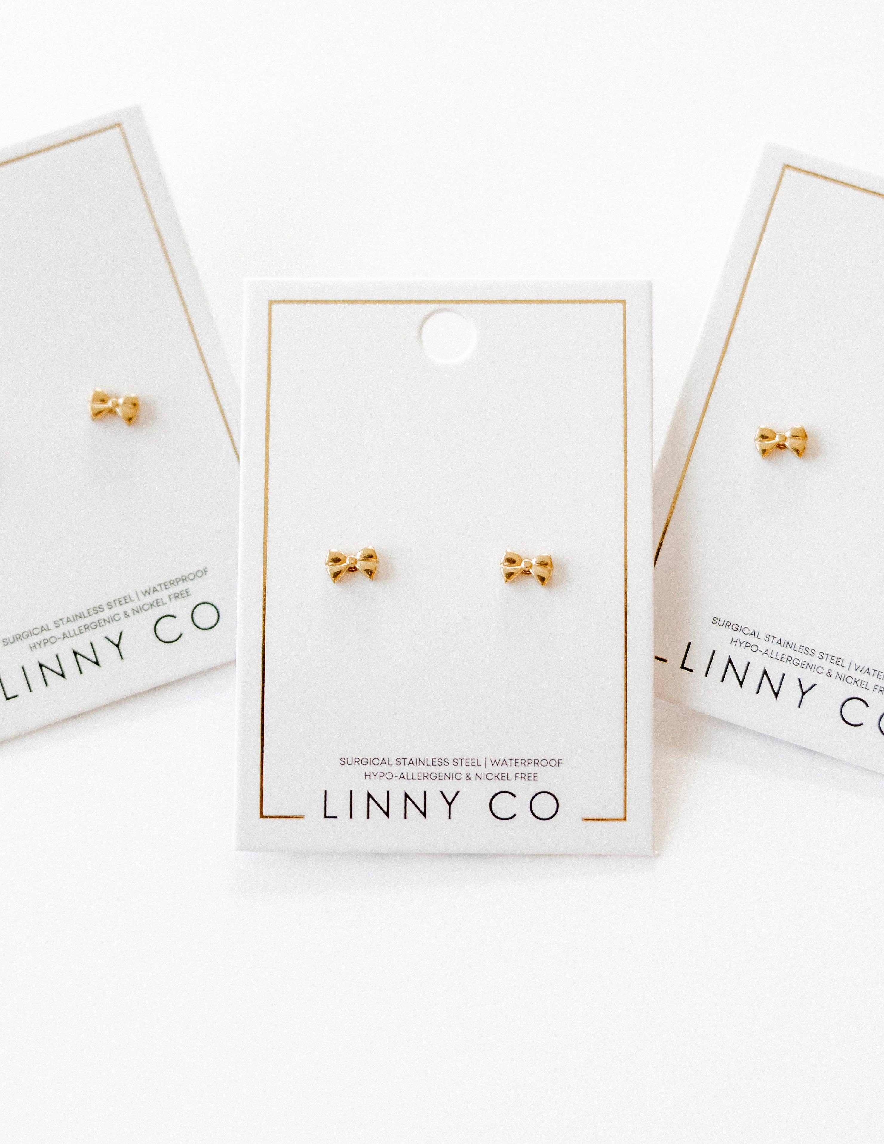 LINNY CO - Wholesale Stud/Post Earrings - Screwback Stud Earrings - Kate Candy Gold11