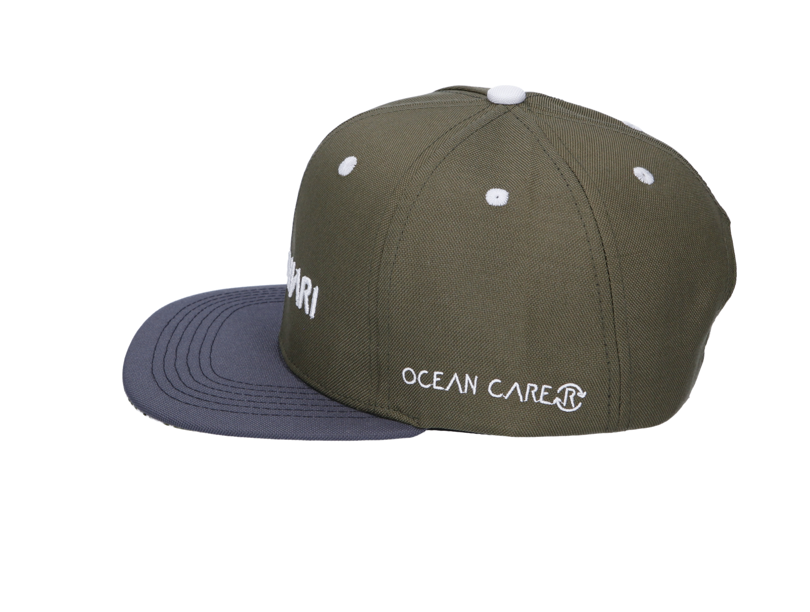 MANTAHARI Oceancare - Wholesale Flat Brim Cap - Unisex - sea weed r cap1