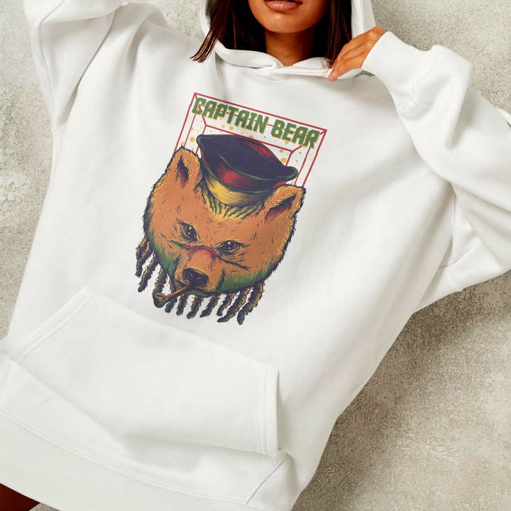 Captain Bear Youth hættetrøje for engroshandel hos Emogifts