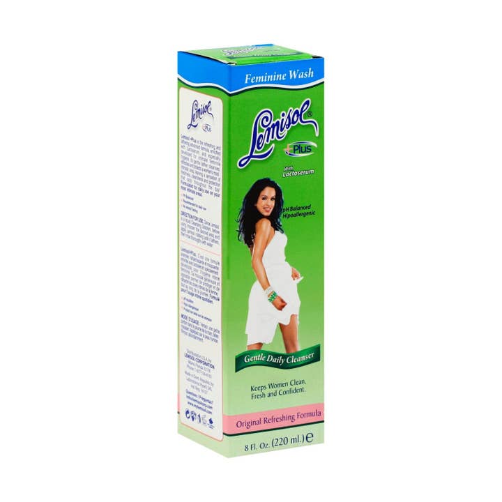 KT Supply - Wholesale Feminine/Menstrual Support Drops - Lemisol Plus Feminine Wash Gentle Daily Cleanser, 8 Oz.