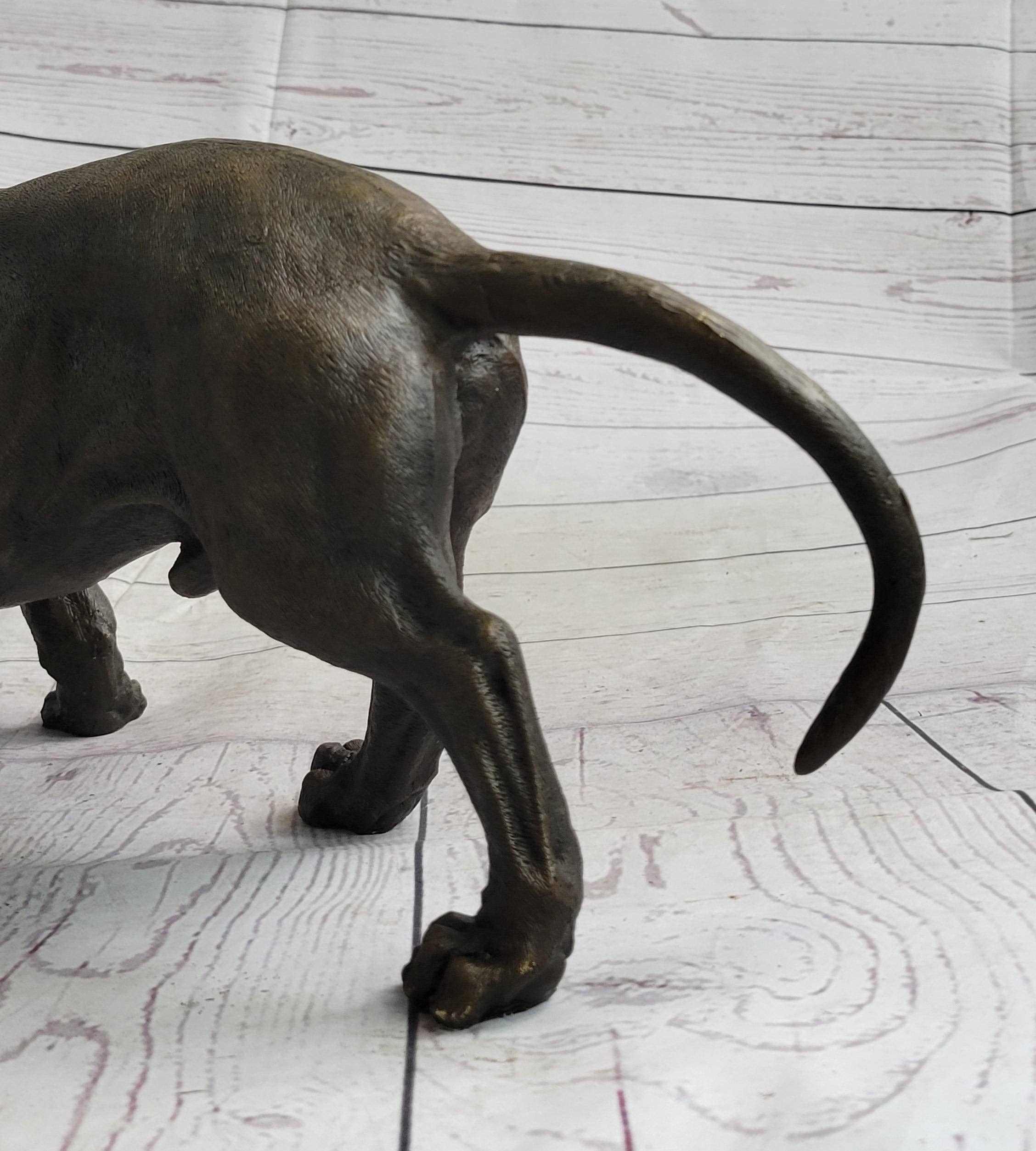 Bronzhaus - Wholesale Sculpture - Dachshund Weiner Dog Bronze Metal Figure Figurine Sculpture Statue Decor Original Art 9" x 17"8