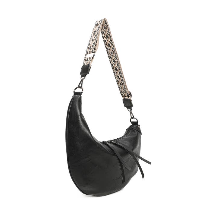 INES DELAURE - Wholesale Shoulder bag – women's - Moon- or banana-shaped shoulder bag10