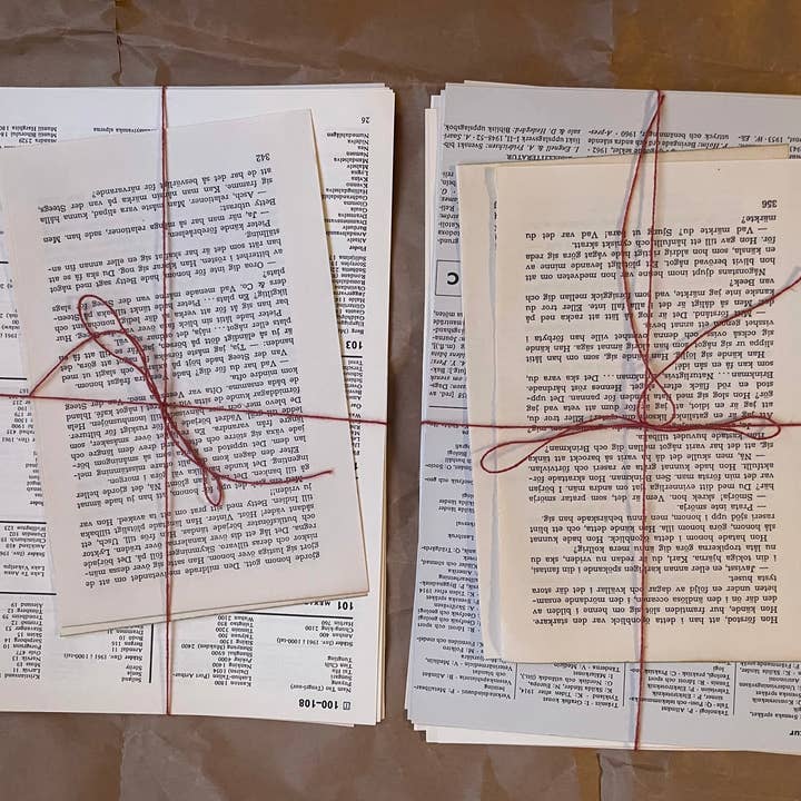 Eldfängda Design - Wholesale Craft Supplies - Vintage bookpages paper ephemera bundle2