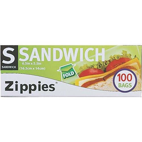 Shop The King - Wholesale Food storage wrap/bag - Sandwich Bag S/c Sandwich Fold 110 oz Single Box0