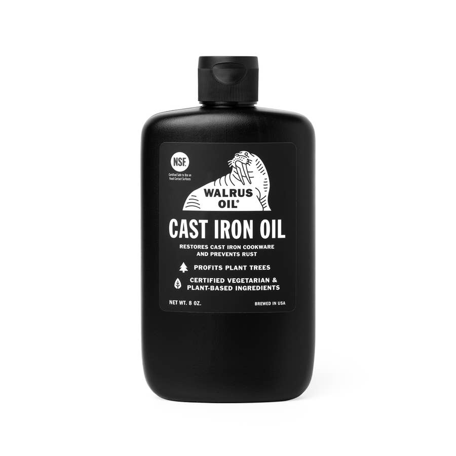 Creation Farm Cast Iron Care Set: Natural Non-Stick Oil & Gentle Soap