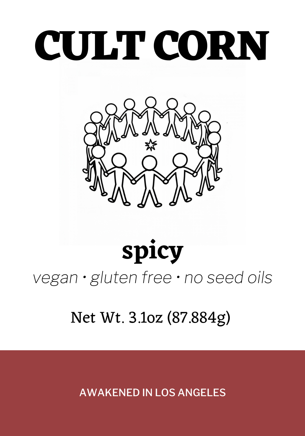 CULT CORN - Wholesale Popcorn - Mixed Case of Popcorn with Savory, Spicy, Plain and Herby7