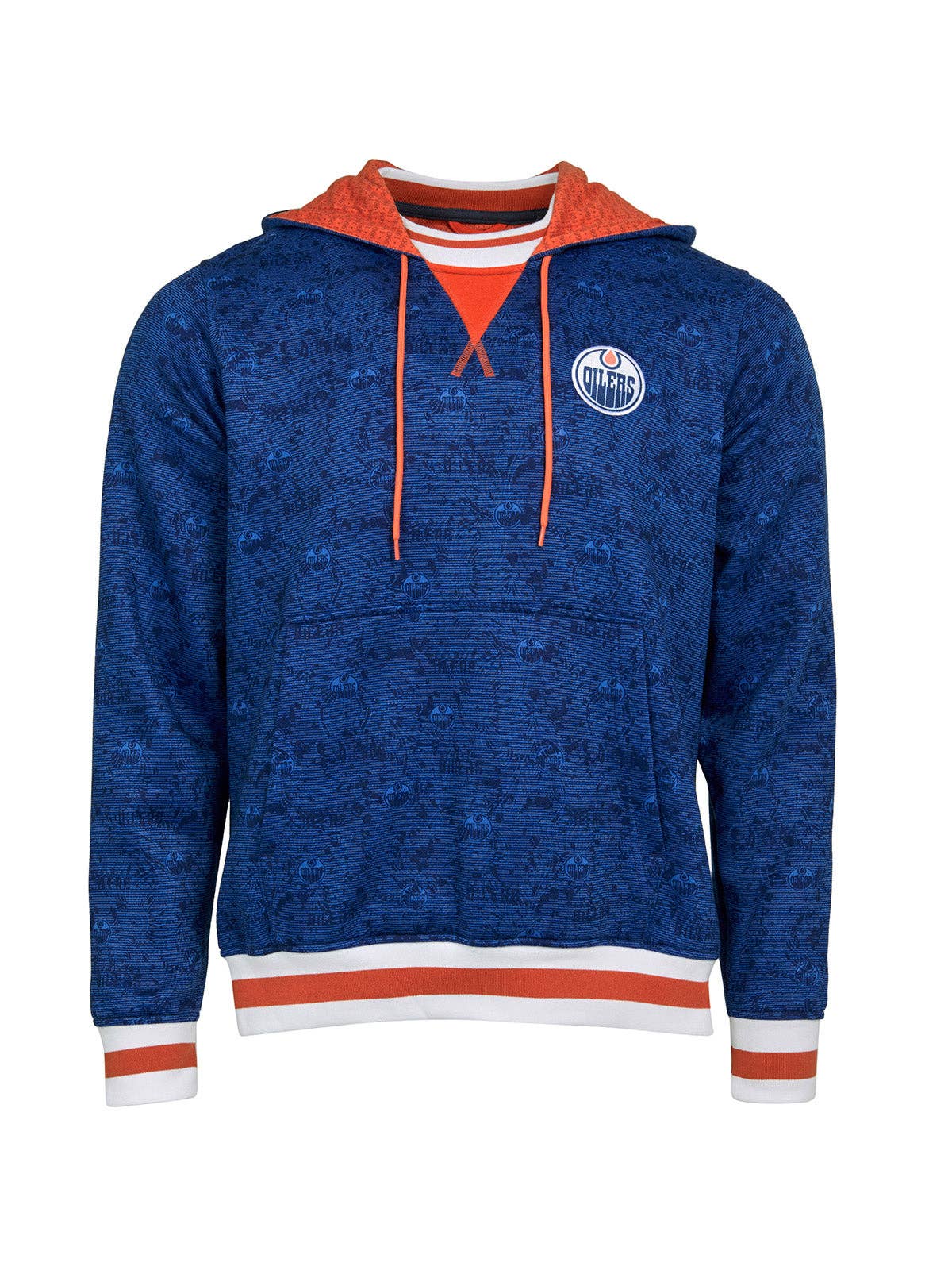 FE - Wholesale Hoodie - Men's - Edmonton Oilers Crew Neck Hoodie1