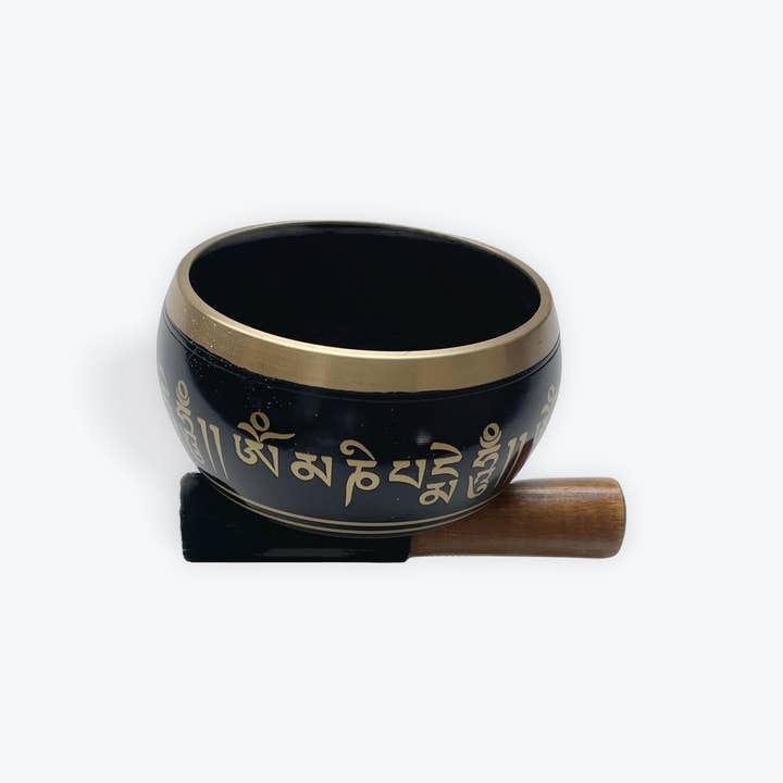 Schwarze Klangschale für den Großhandel von Hopes Unlimited