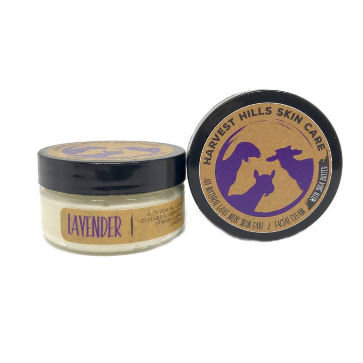 Lavendel getmjölk ansiktskräm för wholesale av Harvest Hills Skin Care, LLC