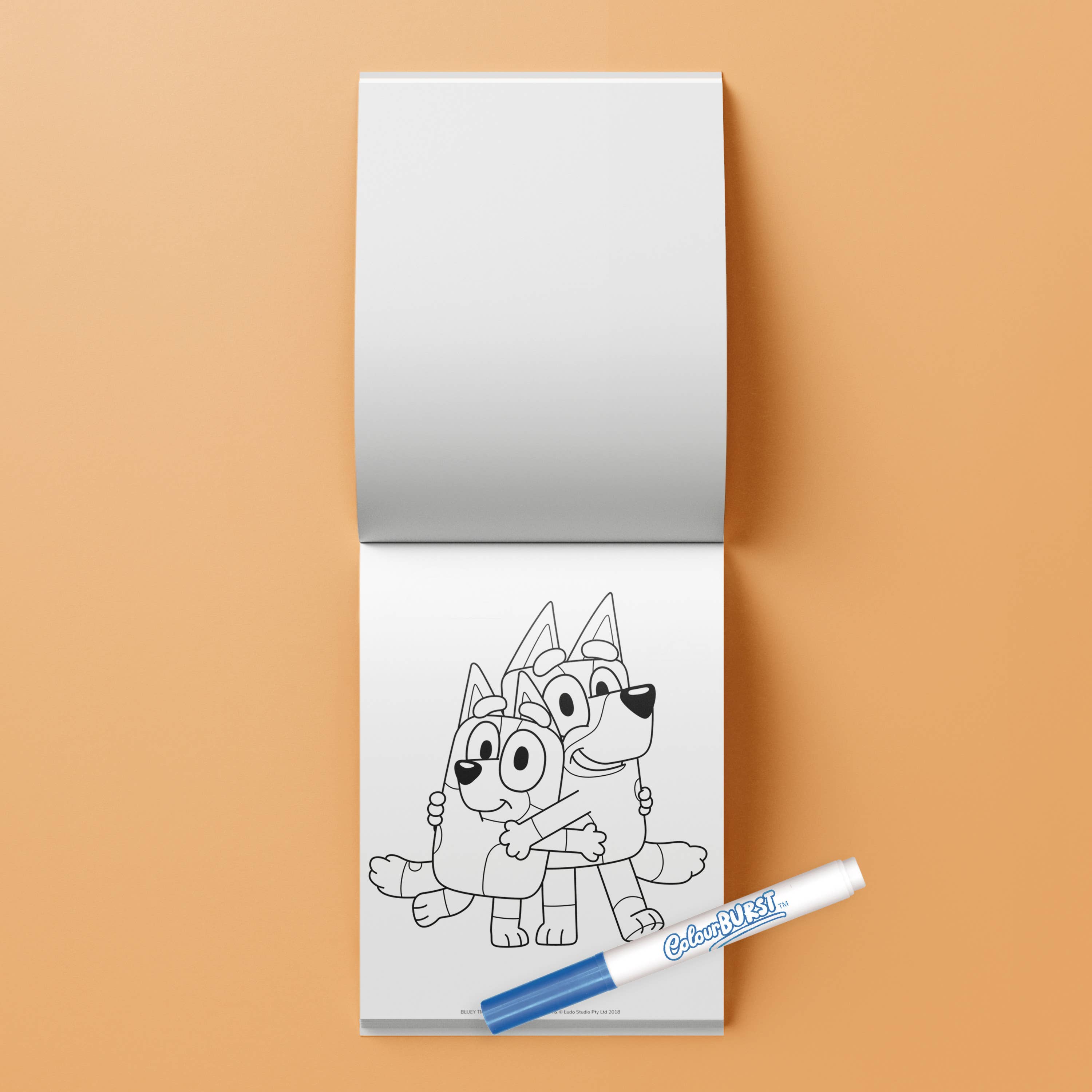 Hinkler Australia - Wholesale Coloring Book - Kids & Baby - Inkredibles Colour Burst Bluey4