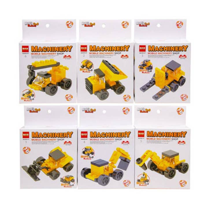 TSJJ - Wholesale Toy Car/Truck - Kids - Construction Equipment Box 9 x 10 cm0