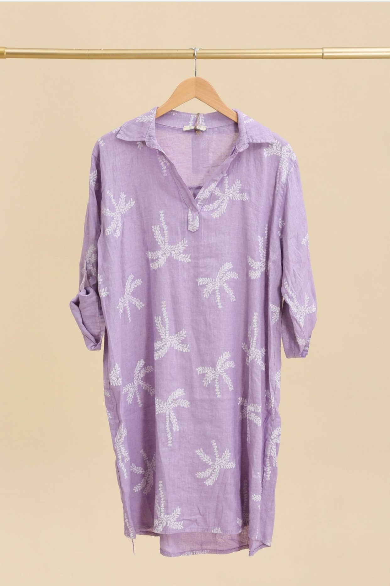 LÉA & LUC – Großhandel Kleid – Damen – Bedruckte Kleider aus 100% Leinen REF.680221