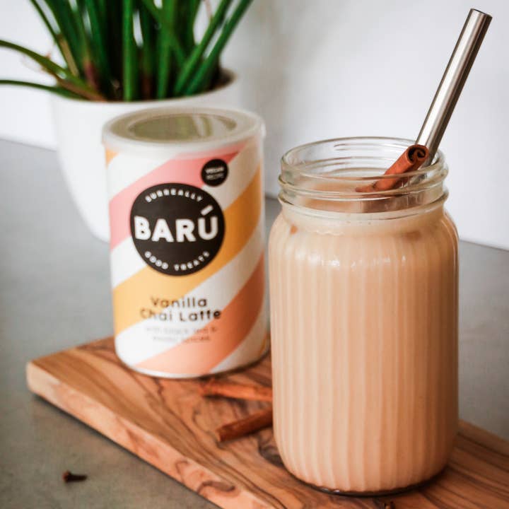 Belgium's Chocolate Source - Wholesale Hot Cocoa Mix/Kit - Barú Drinking Powder - Spiced Vanilla Chai Latte in Canister1