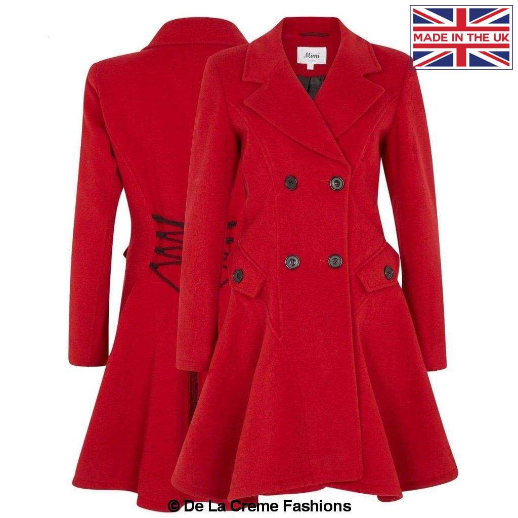 De La Creme Fashions – Großhandel Mantel - Damen – De La Crème - Damen Mantel aus Wollmischung15