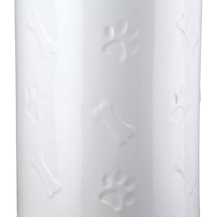 Cylindrical can treats white H. 23 cm, pack of 3 for wholesale on Faire4