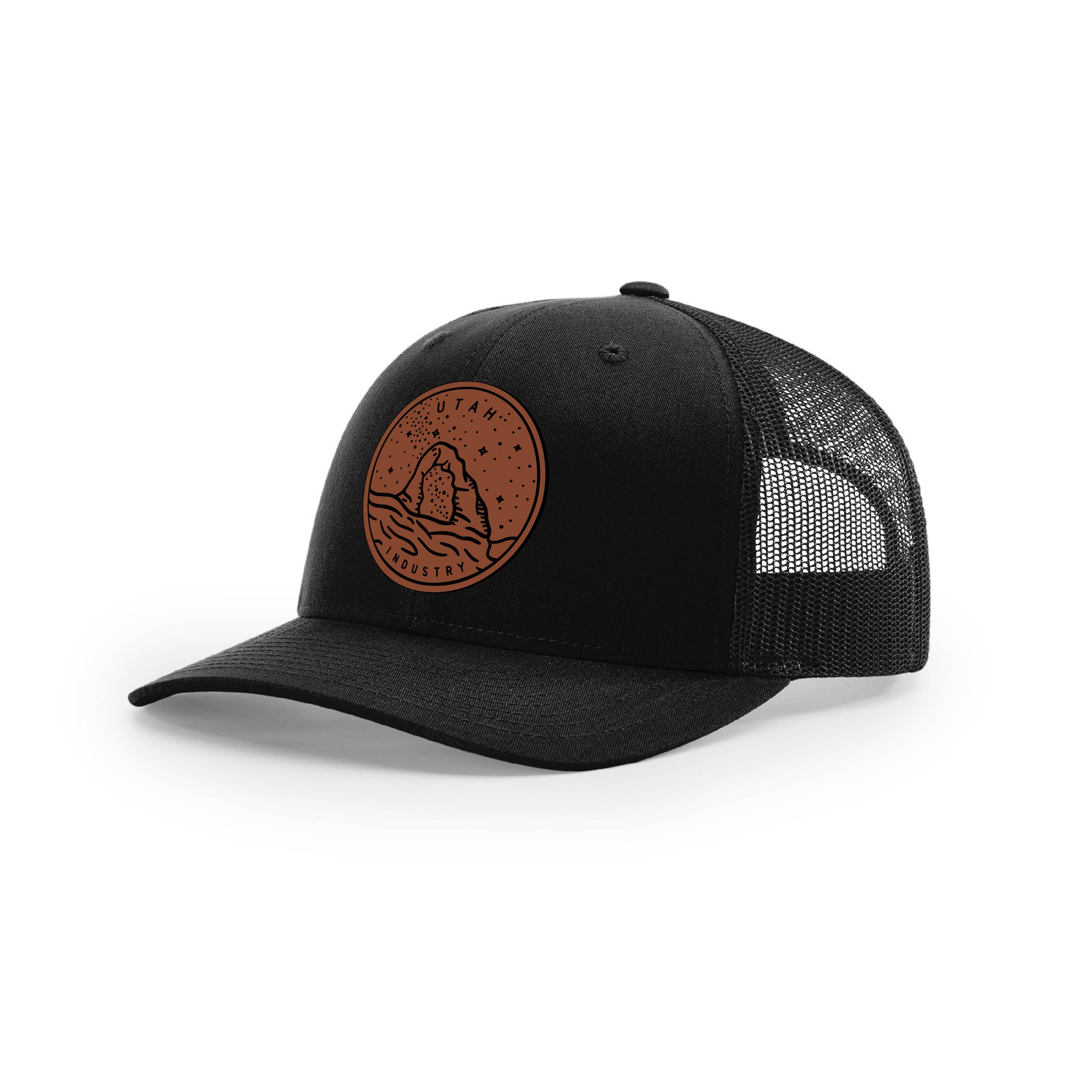 Albion Mercantile Co. - Wholesale Trucker Hat - Unisex - Utah Hat | Leather Patch Hat | Trucker Hat9