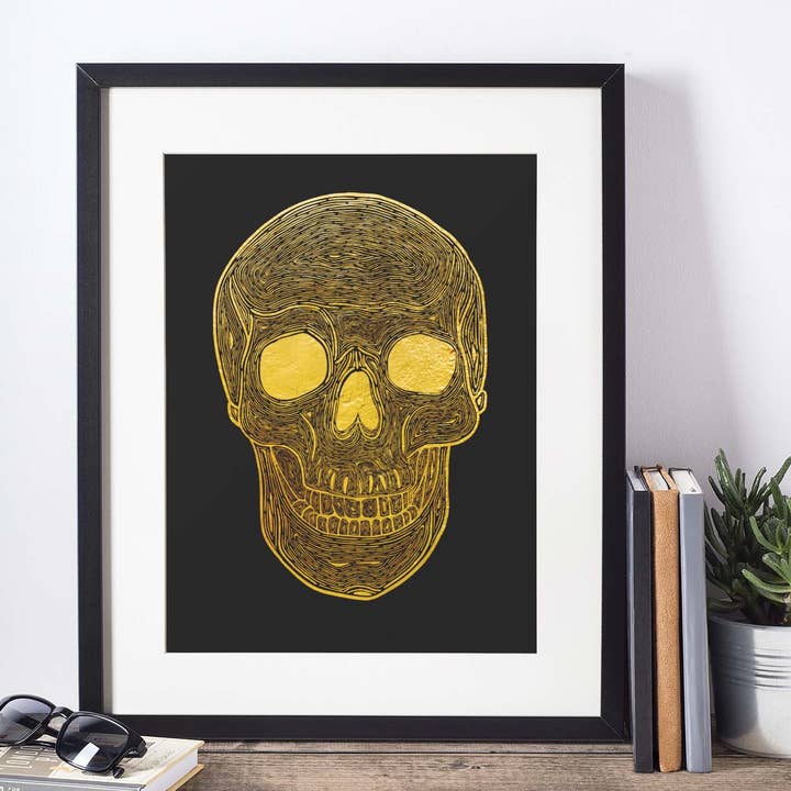 Totenkopf-Aufdruck für den Großhandel von Ren Butler Design