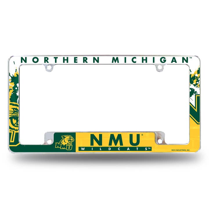 NCAA Northern Michigan Wildcats Primary Chrome Frame for wholesale by Rico Industries