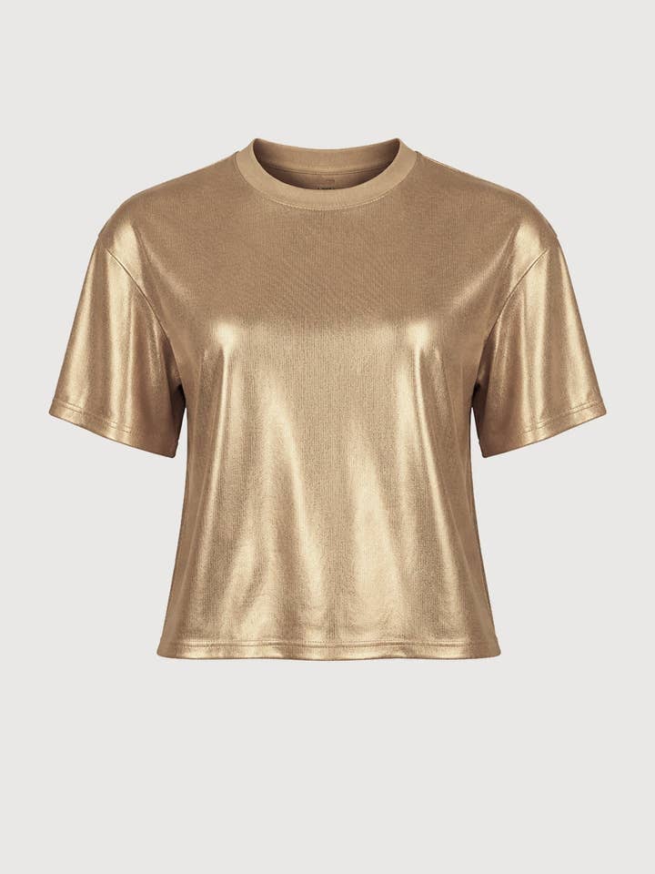 AKOMILA T-SHIRT gold for wholesale by An'ge