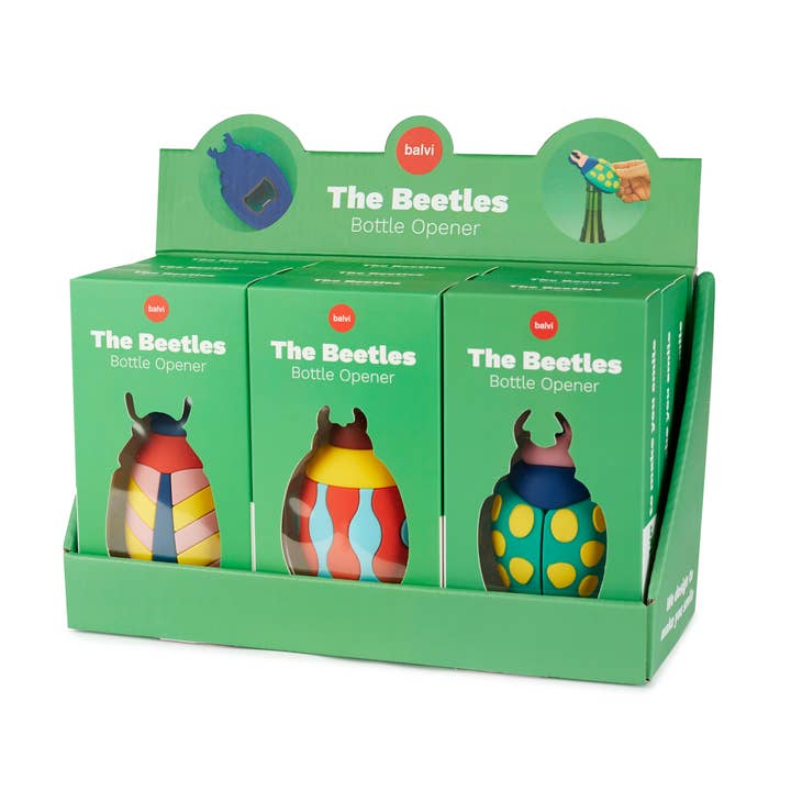 Balvi Bottle Opener | Beetles Bottle Opener in CDU 9 Pieces for wholesale by Oli Olsen