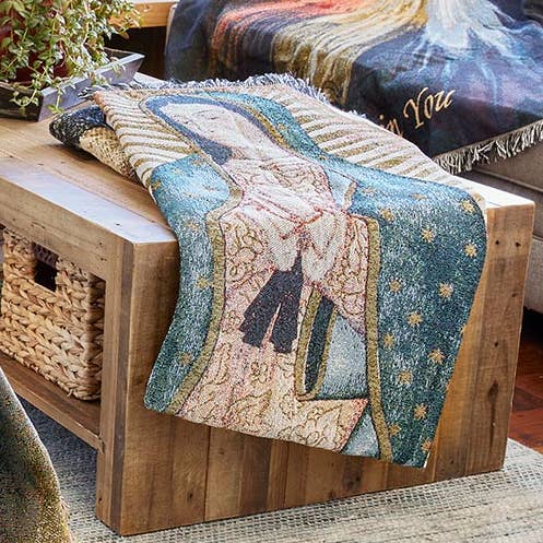 OL Guadalupe Throw for wholesale by Christian Brands Catholic
