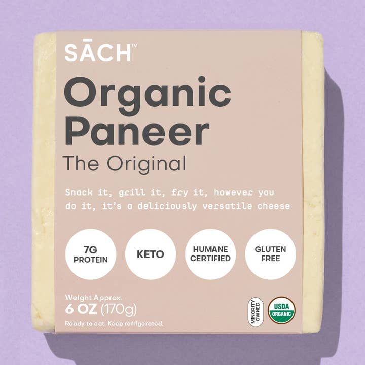 Organic Paneer (6oz) - The Original for wholesale by SACH FOODS