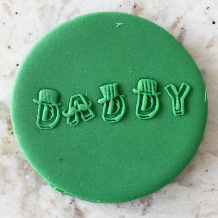Daddy Top Hat POPup Embosser Stamp Fathers Day for wholesale by Cut Bake Stamp